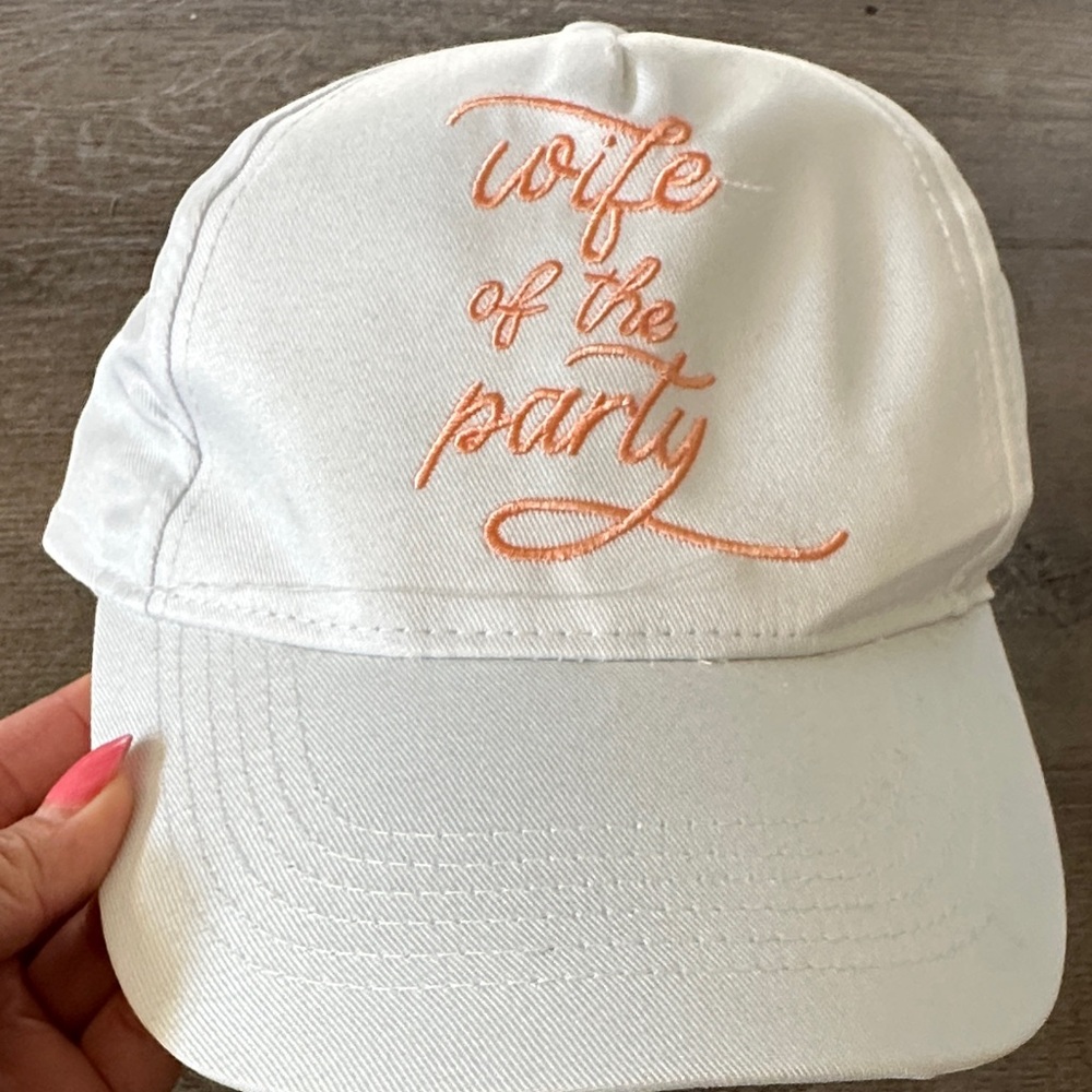 White 'Wife of the Party' Cap